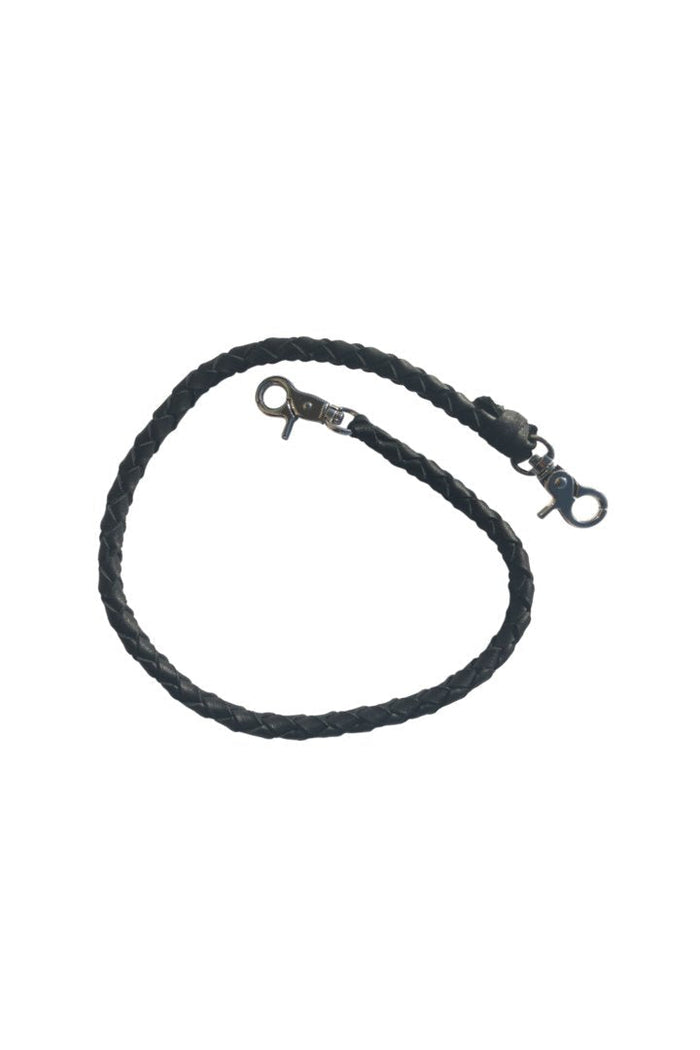 24" Braided Leather Chain: Features:
Length: 24"
Braided Black Genuine Leather
Handmade From Genuine Leather