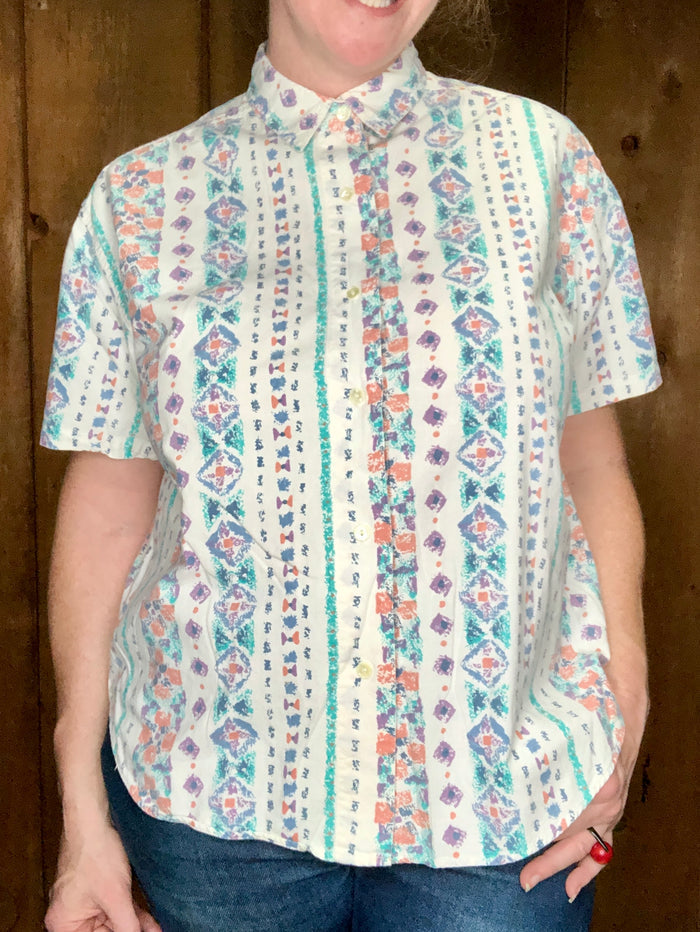90s Kyoto Kasuals Zazz Top M