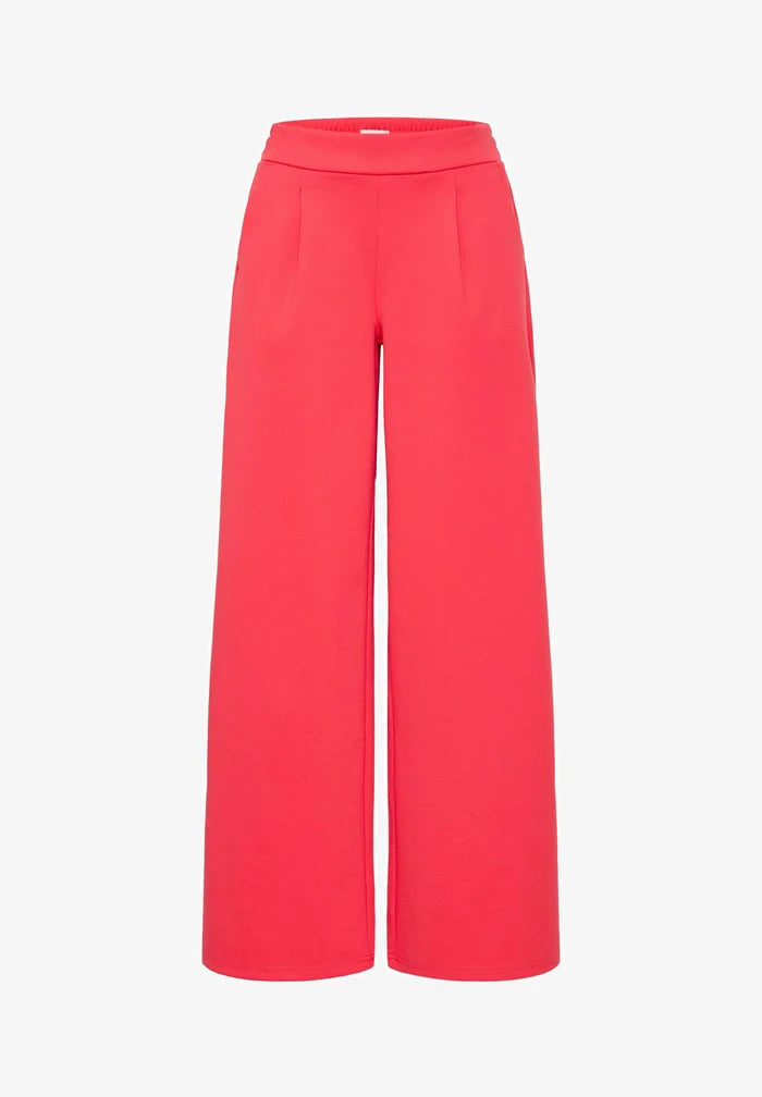 Kate Cropped Wide Leg Pants (Geranium)
