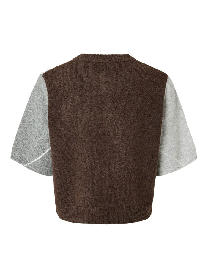 Kaycee Cardigan (Fudge/Grey)