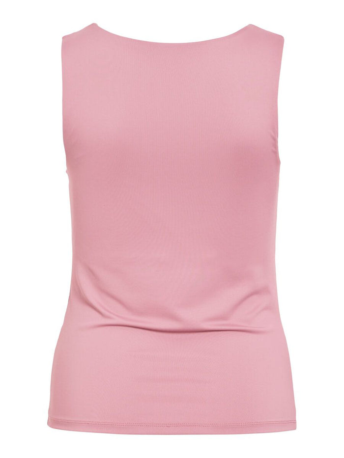 Kennza O-Neck Tank Top (Rose)