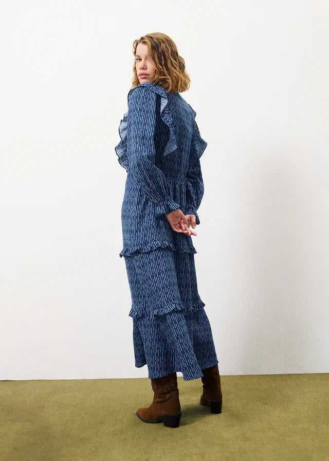 Nais Midi Dress (Electric Blue)