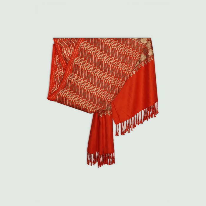 Odhni Embroidered | Stoles & Shawls - Mojopanda Organic Store