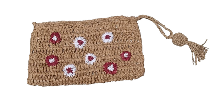 Raffia Pouch Bag - Mojopanda Organic Store