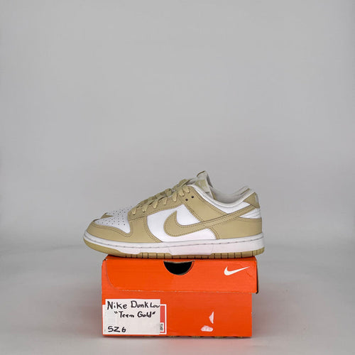 NIKE DUNK LOW TEAM GOLD DV0833-100 SIZE 6/7.5W GS