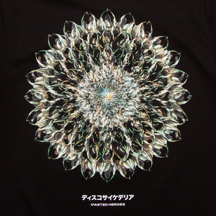 052 Orb Disco Psychedelia Back Print - Tshirt - Black