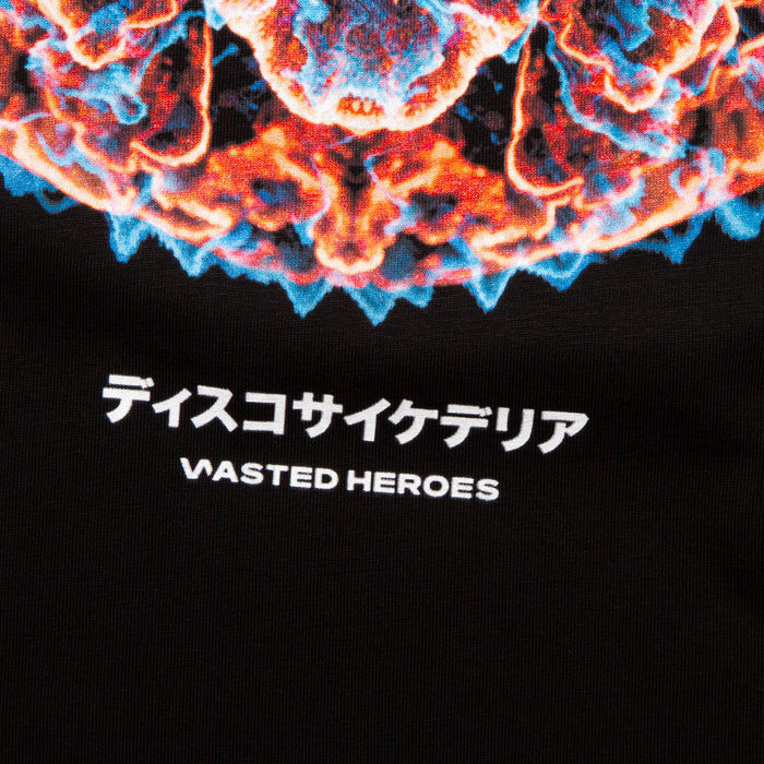 053 Orb Disco Psychedelia Back Print - Tshirt - Black