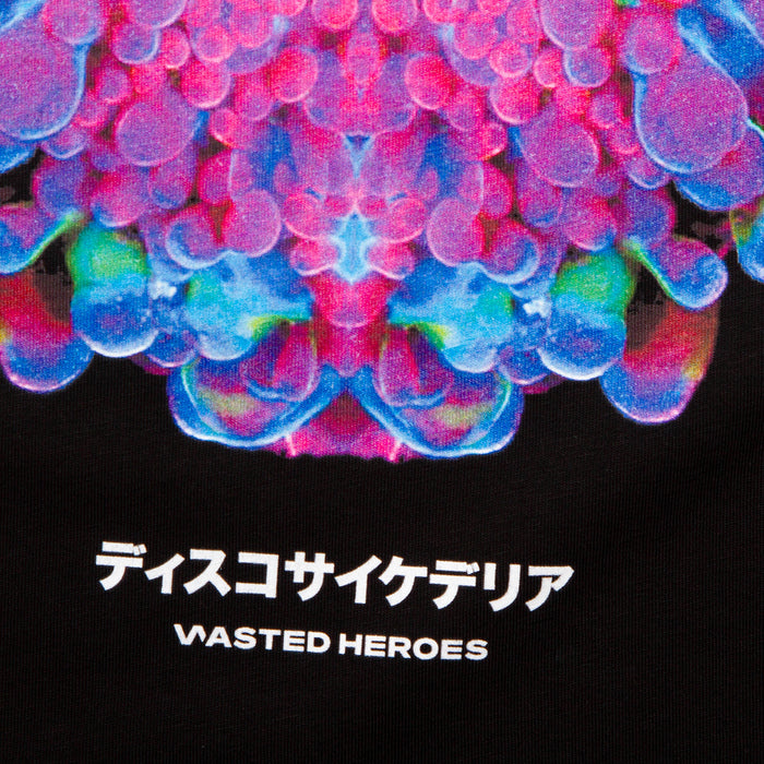 054 Orb Disco Psychedelia Back Print - Tshirt - Black