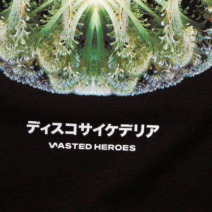 055 Orb Disco Psychedelia Back Print - Tshirt - Black