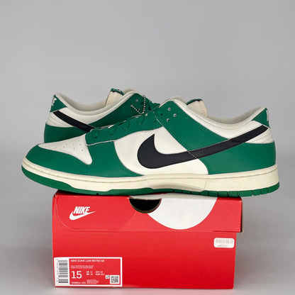 NIKE DUNK LOW LOTTERY PACK MALACHITE GREEN DR9654-100 SIZE 15/16.5W