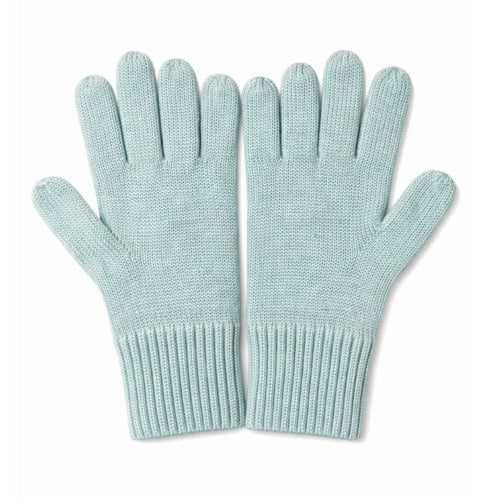 100% Wool Knit Gloves – Sage Green | Warm & Soft Winter Gloves