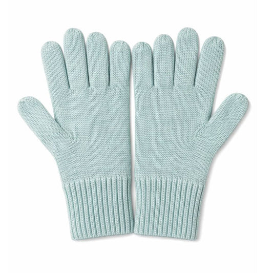 100% Wool Knit Gloves – Sage Green | Warm & Soft Winter Gloves