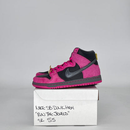 NIKE SB DUNK HIGH RUN THE JEWELS DX4356-600 SIZE 5.5/7W