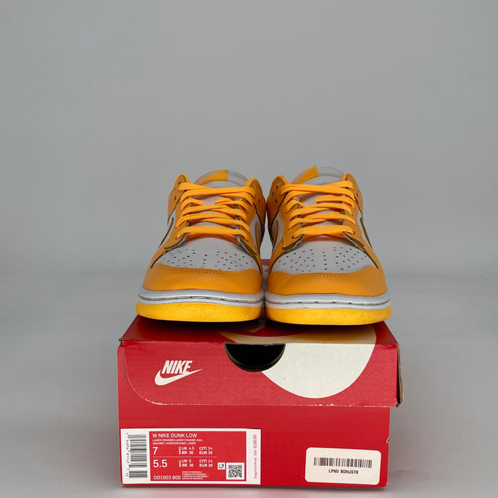 NIKE DUNK LOW LASER ORANGE W DD1503-800 SIZE 5.5/7W