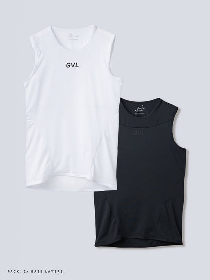 2PACK GVL SUPER-LIGHT BASE LAYER BLACK/WHITE