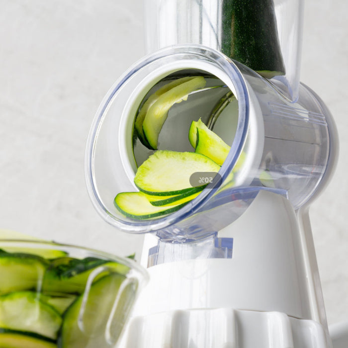 3 in 1 Vegetable Slicer – Safe design keeps hands from blades