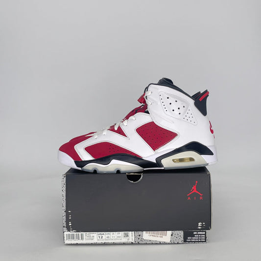 AIR JORDAN 6 CARMINE (2021) CT8529-106 SIZE 12/13.5W