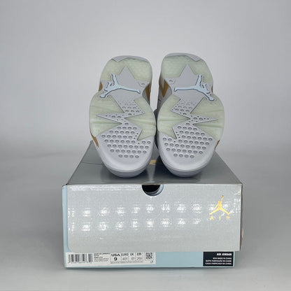 AIR JORDAN 6 CRAFT PARIS OLYMPICS PEARL DQ4914-074 SIZE 7.5/9W MENS