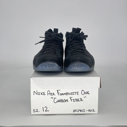 NIKE AIR FOAMPOSITE ONE CARBON FIBER HF2902-002 SIZE 12/13.5W