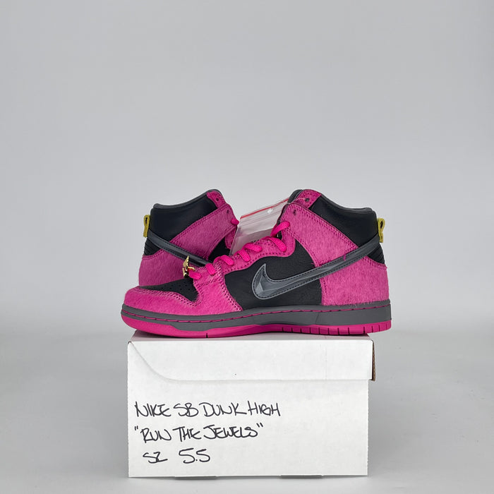 NIKE SB DUNK HIGH RUN THE JEWELS DX4356-600 SIZE 5.5/7W