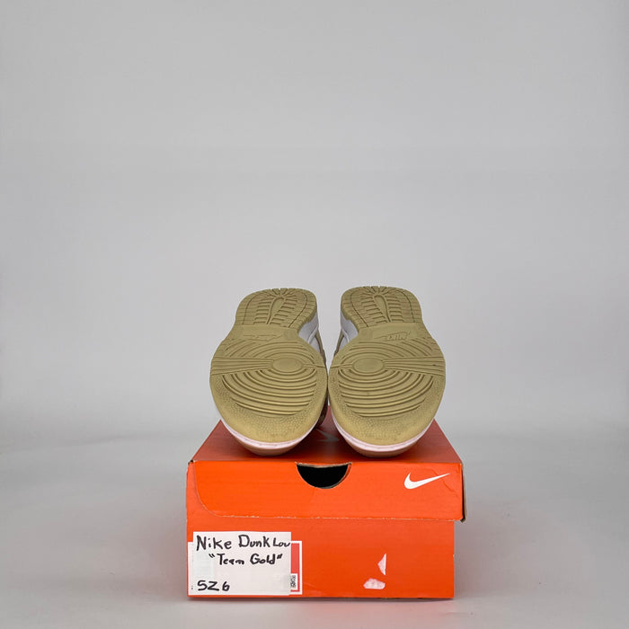 NIKE DUNK LOW TEAM GOLD DV0833-100 SIZE 6/7.5W GS