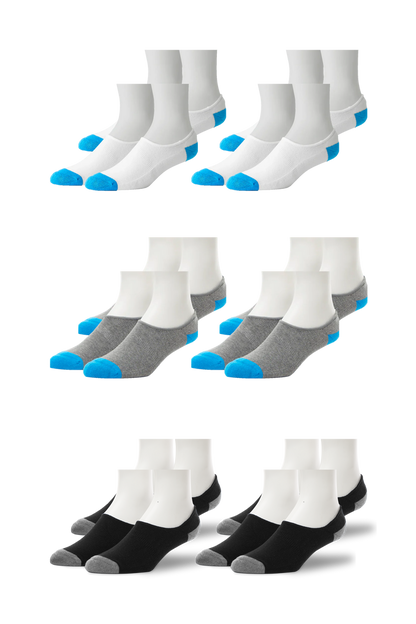 The Classics | Front view of Everyday No Show Socks in The Classics