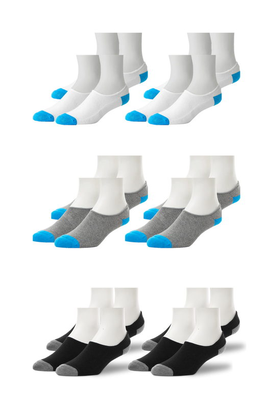 The Classics | Front view of Everyday No Show Socks in The Classics