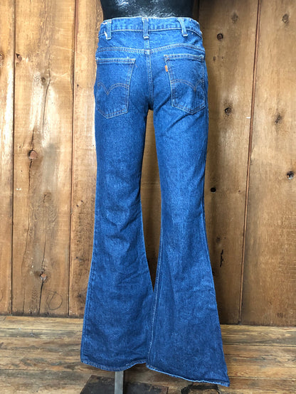 70s Levis Orange Tab Bell Jeans        w31x36