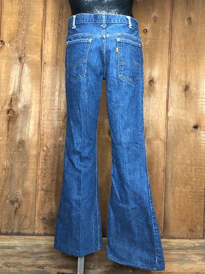 70s Levis Orange Tab Bell Jeans         w32x36