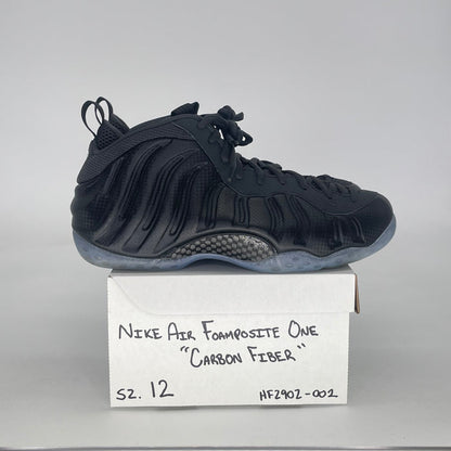NIKE AIR FOAMPOSITE ONE CARBON FIBER HF2902-002 SIZE 12/13.5W