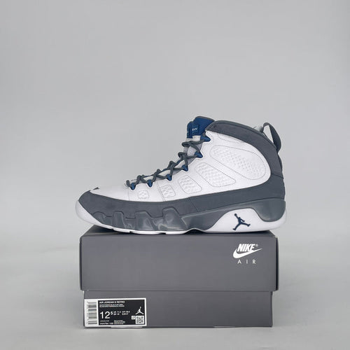 AIR JORDAN 9 FLINT GREY FRENCH BLUE HV4794-100 SIZE 12.5/14W