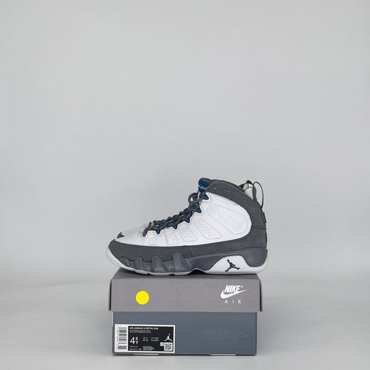 AIR JORDAN 9 FLINT GREY FRENCH BLUE HV4574-100 SIZE 4.5/6W GS
