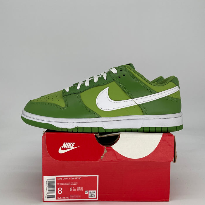 NIKE DUNK LOW CHLOROPHYLL DJ6188-300 SIZE 8/9.5W