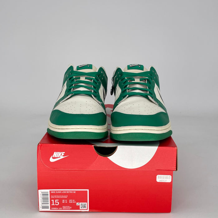NIKE DUNK LOW LOTTERY PACK MALACHITE GREEN DR9654-100 SIZE 15/16.5W