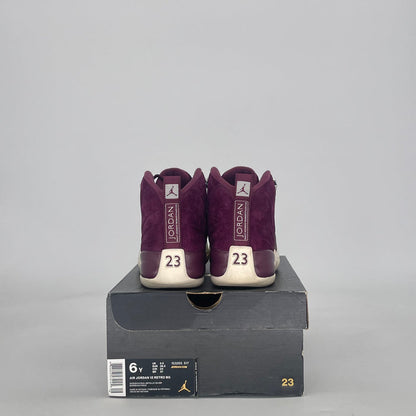 AIR JORDAN 12 BORDEAUX 153265-617 SIZE 6/7.5W GS