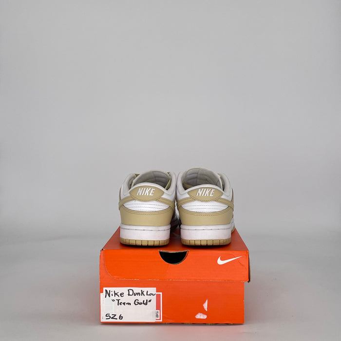 NIKE DUNK LOW TEAM GOLD DV0833-100 SIZE 6/7.5W GS