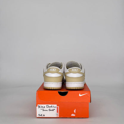 NIKE DUNK LOW TEAM GOLD DV0833-100 SIZE 6/7.5W GS