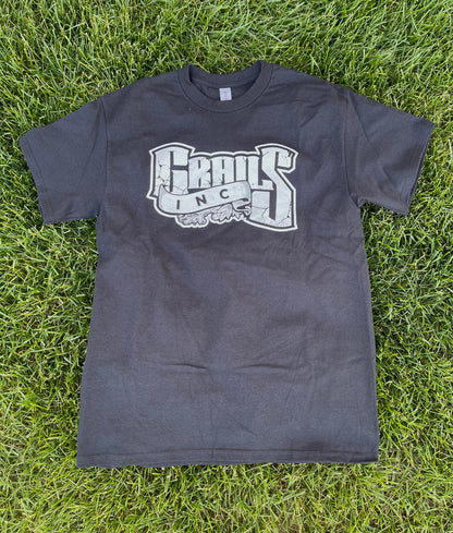 Grails Inc Classic Logo Tee  Black/Grey