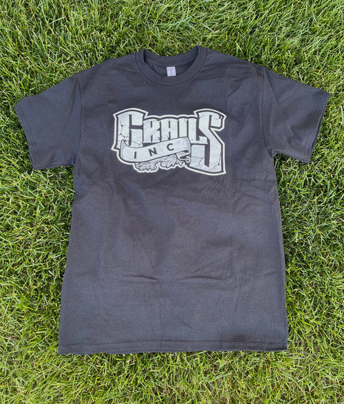Grails Inc Classic Logo Tee  Black/Grey