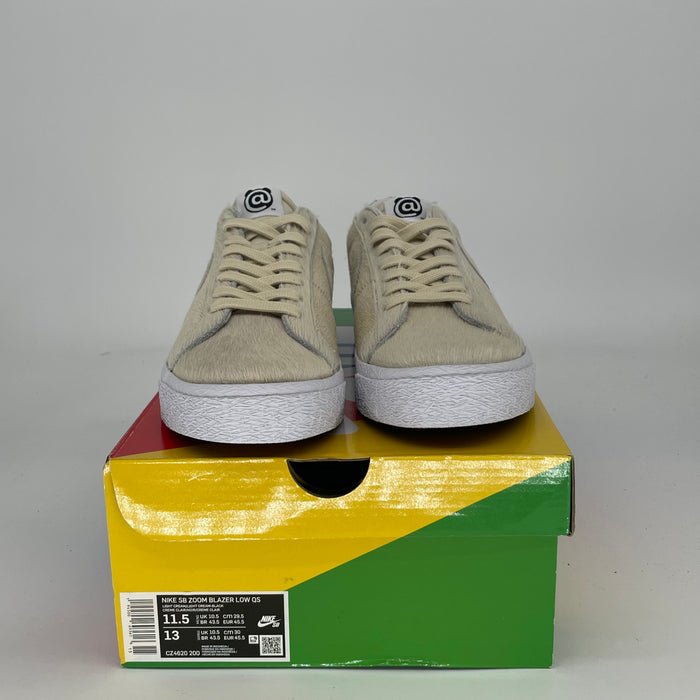 NIKE SB BLAZER LOW MEDICOM TOY CZ4620-200 SIZE 11.5/13W