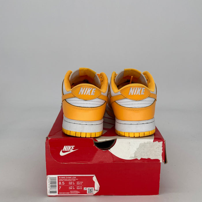 NIKE DUNK LOW LASER ORANGE W DD1503-800 SIZE 7/8.5W