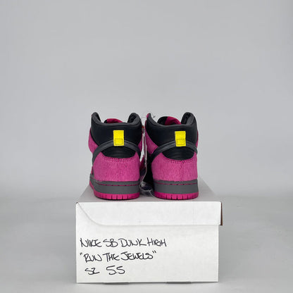 NIKE SB DUNK HIGH RUN THE JEWELS DX4356-600 SIZE 5.5/7W