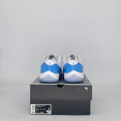 AIR JORDAN 11 LOW UNIVERSITY BLUE FV5104-100 SIZE 11/12.5W