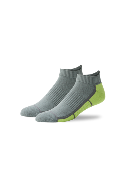Grey Heather w/ Neon Green / One Size