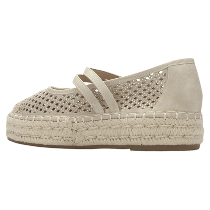 Alpargata de mujer Beige Casual Chalada Tap-50 Zapatos Planos Comfort Chalada