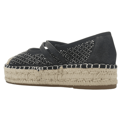 Alpargata Negro Mujer Casual Chalada Tap-50 Zapatos Planos Comfort Chalada