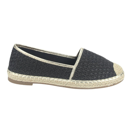 Alpargatas Chalada Mujer Poetto-1 Negro Casual Zapatos Planos Comfort Chalada