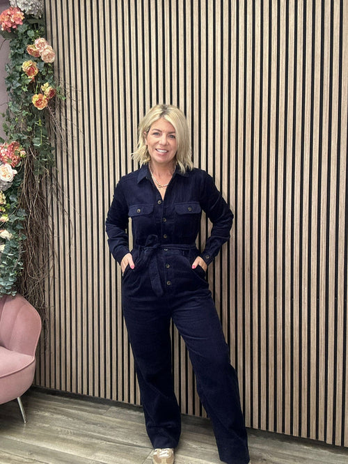 Alya Jumpsuit (Navy Blue)