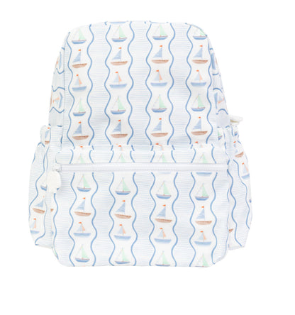Apple of My Isla Backpack-Boy Prints