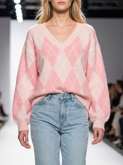 Ashling Knit Jumper (Rose Pink)
